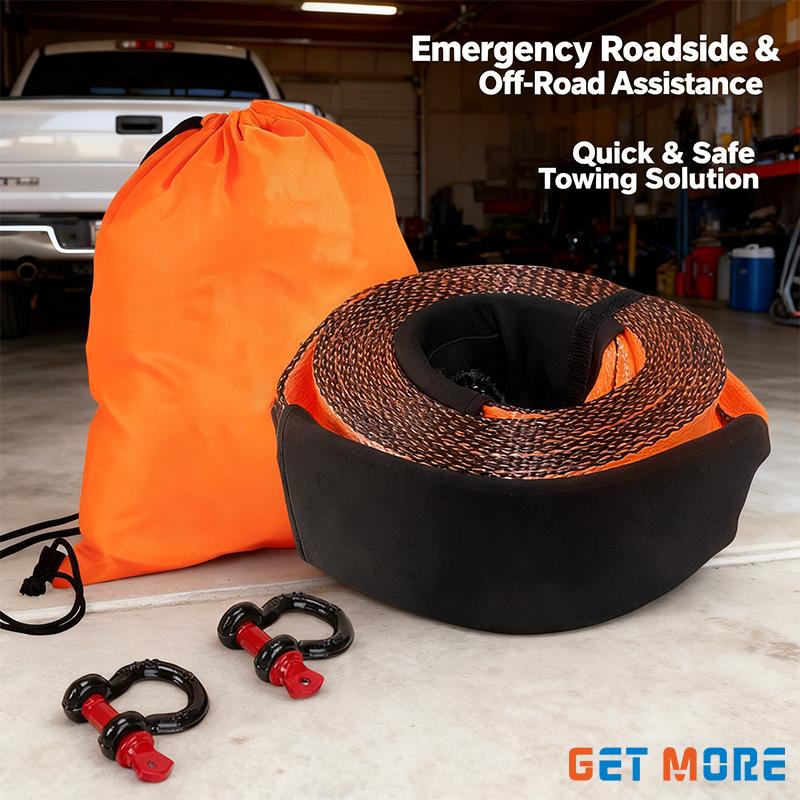Tow Strap for Off-road Recovery/ Car Towing /Truck/SUV Towing/ Vehicle Rescue TS075