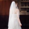 Stylish Artificial Pearls Veil Wedding Bride Veil With Secure Hair Comb Design Great For Bridal Shower Special Occasion