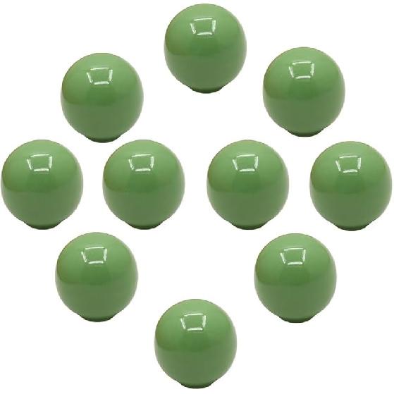 10 Pcs Vintage Colorful Ceramic Door Drawer Handles, 33mm Round Drawer Knobs, Furniture Knobs, Door Knobs, Ball Shape Furniture Handles for