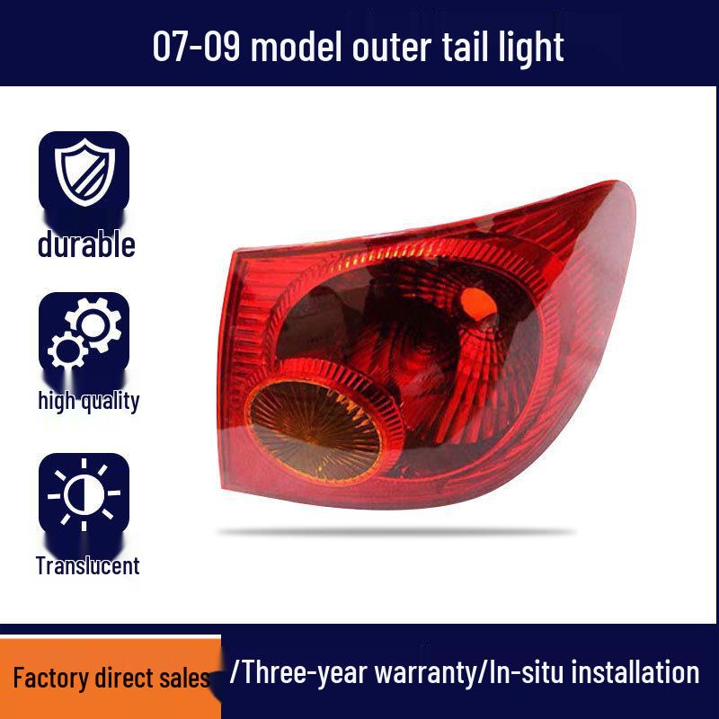 Fits 2003-2017 Toyota Corolla Rear Taillight Lens Assembly for Left/Right Brake Lights