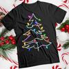 Christmas Colorful Tree Lights T-Shirt Tee