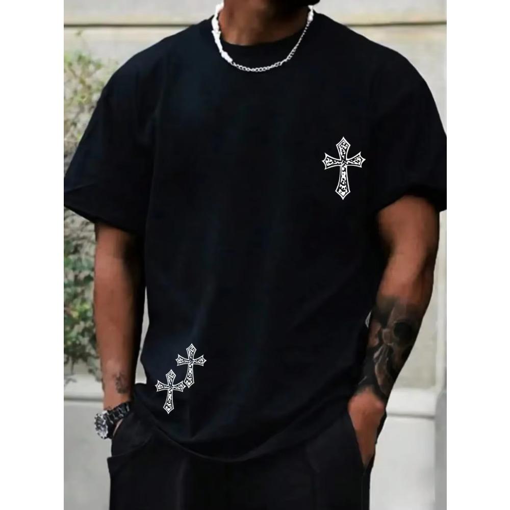 

Новая футболка высокого качества из 100% хлопка Harajuku Summer Hip Hop для мужчин, фитнес, спортивный топ с круглым вырезом S