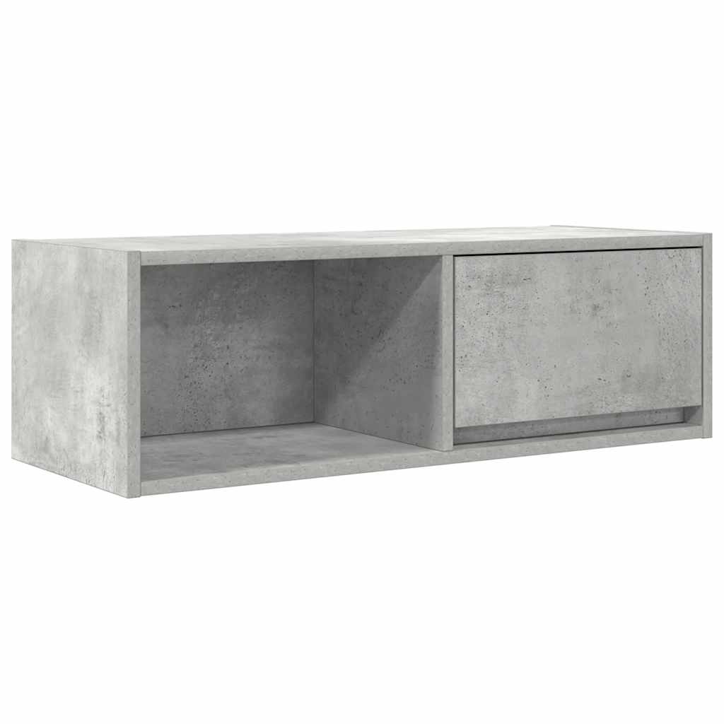 TV Cabinets 2 pcs Concrete Grey 80 x 31 x 25.5 cm Particleboard