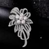 New Alloy Brooch High-end Niche Women's Peony High-end Pin Coat Suit High-end Versatile Brooch