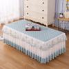 New European-style Lace Tablecloth Rectangular Exquisite Table Cover Cloth Vintage Cotton Lace Dust Cover Dining Table