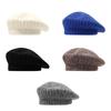 Breathable Wool Blend Beret Design Cold Weather Hat Adjustable Fit Autumn Winter Hat For Men And Women