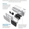 FM Radio Bluetooth Speaker LED Display White Noise Device Digital Table Alarm Clock  Sleep Soothing