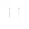 Long earline femininity ear chain Long earrings Skinny earrings
