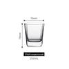 Shangqi Hotel Glass Mouthwash Tumbler