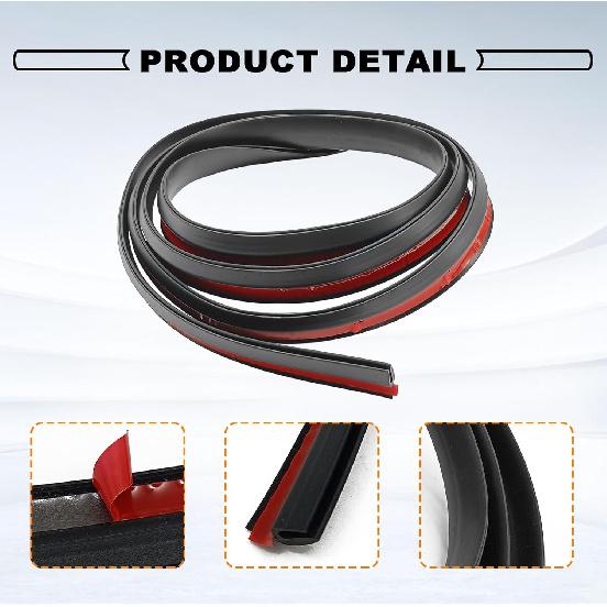 Windshield Rubber Seal Strip - 1.7M/ 5.6Ft Rubber Weather Stripping Window Seal Strirp Moulding Trim, Sunroof Seal For Car/Truck/SUV Front Rear