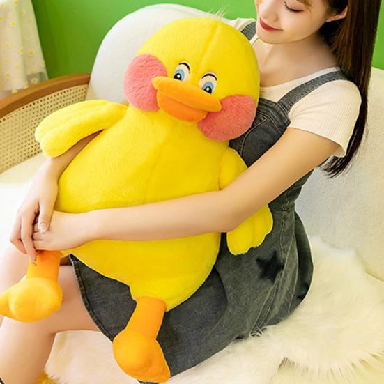 Lindo Peluche de Pato Grande Suave Animal de Peluche para Abrazar Reconfortante Almohada para Dormir Regalo para Niños y Adultos