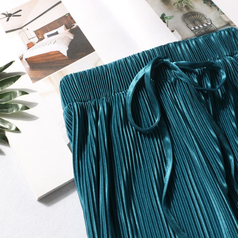 Dámské módní ležérní jednobarevné kalhoty a capris