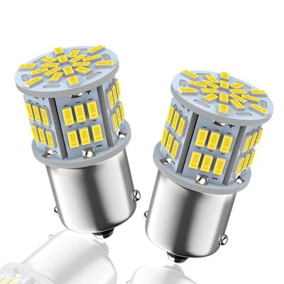 Autart -24V S25 Einzelfadenlampe, Weiß, 180 Grad Stiftwinkel (P21W, 1156, G18, BA15S)