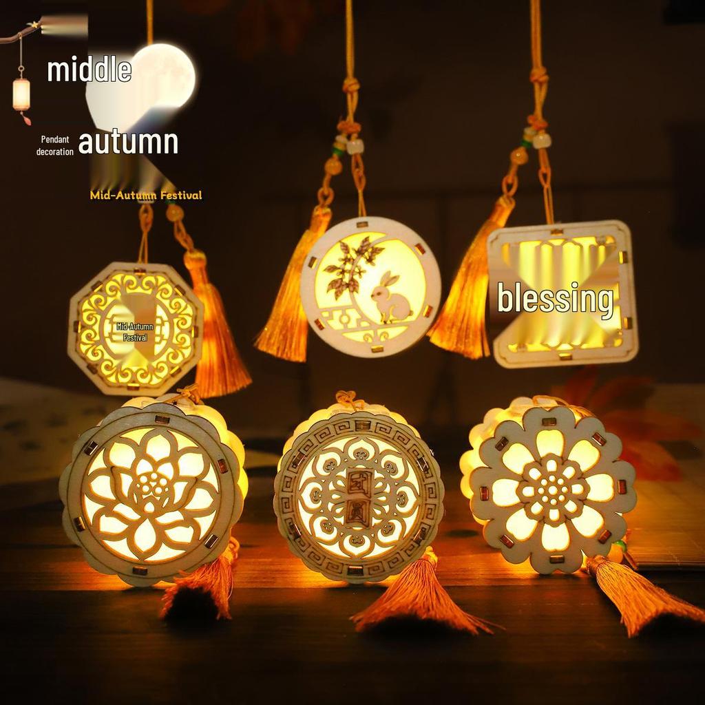 Handmade Luminous Lanterns: Ancient-Style Mid-Autumn DIY Gift for Girlfriend or Best Friend