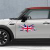 Union Jack Colour Flag Vinyl Decal Stickers For Mini Cooper S F56 F55 F57 R55 R56 R60 F60 R61 Car Body Side Decoration Auto Para