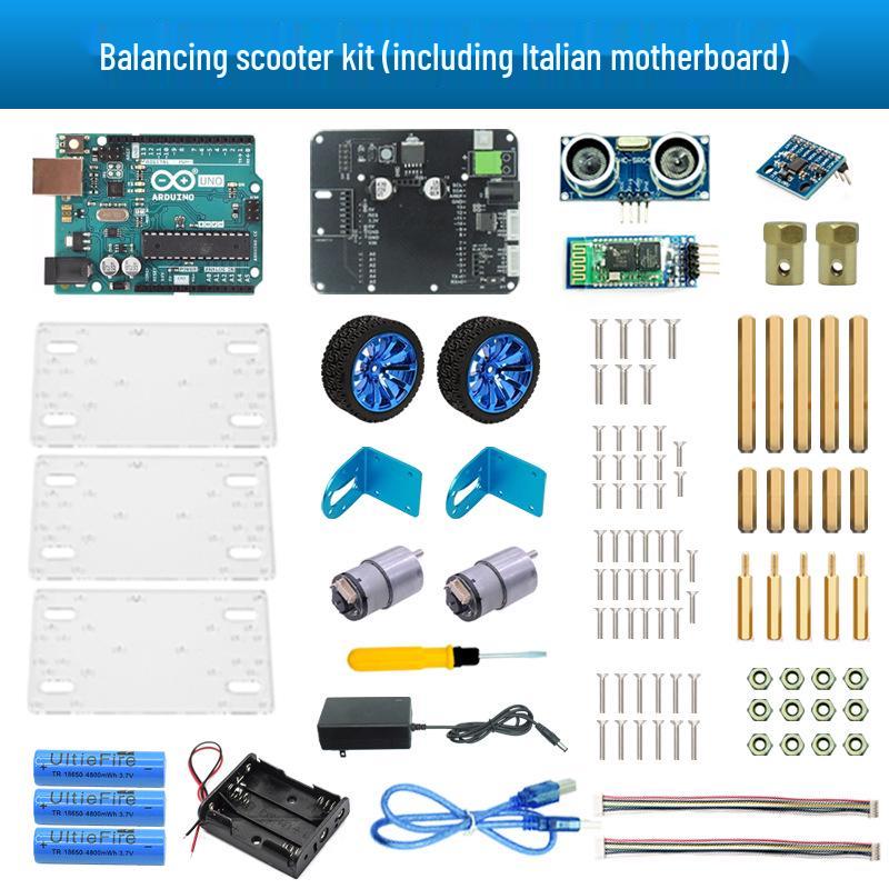 Arduino-Compatible Bluetooth Two-Wheel Balance Car with Ultrasonic Obstacle Avoidance