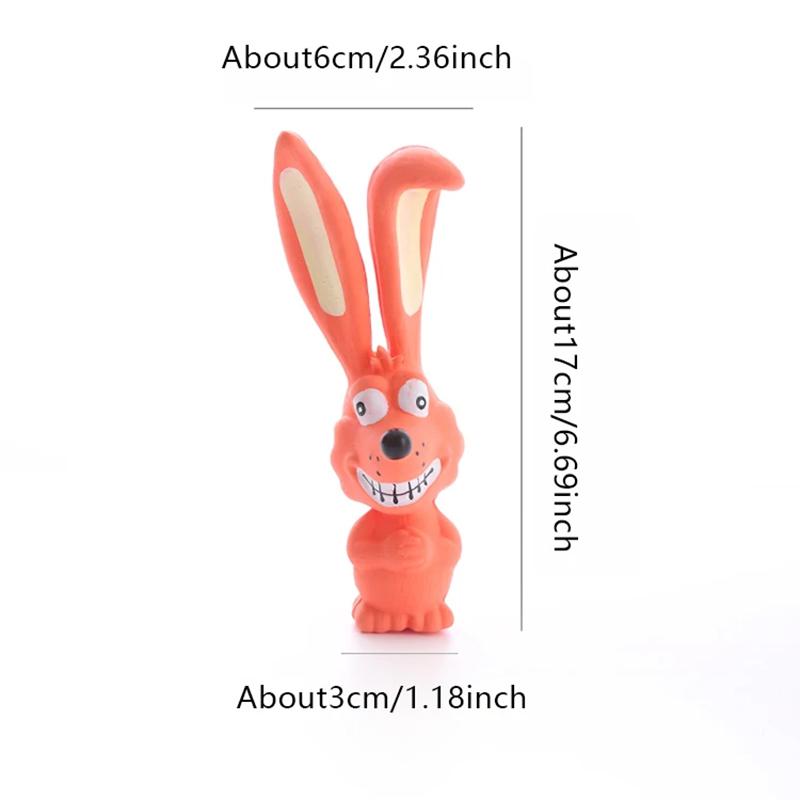 

Игрушки для собак из латекса, пищащие игрушки для жевания для маленьких и средних собак, устойчивые к укусам игрушки для чистки зубов для собак, товары для животных оранжевый