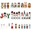 3/4pcs Rustic Farmhouse Style Christmas Snowman Decorations Vintage Holiday Tabletop Decor  Gift