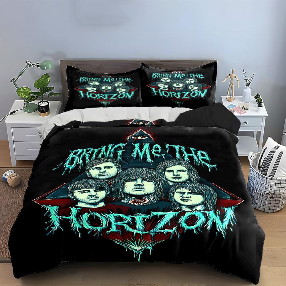 Bring Me The Horizon Band Bedding Set Bedding set (1 duvet cover, 2 pillowcases, duvet not included)
