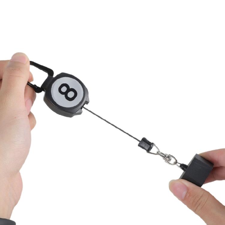 Retractable Billiards Snooker Pool Cue Chalks Holder  Pocket Tool Pool Chalks Holder with Retractable Buckle Enduring