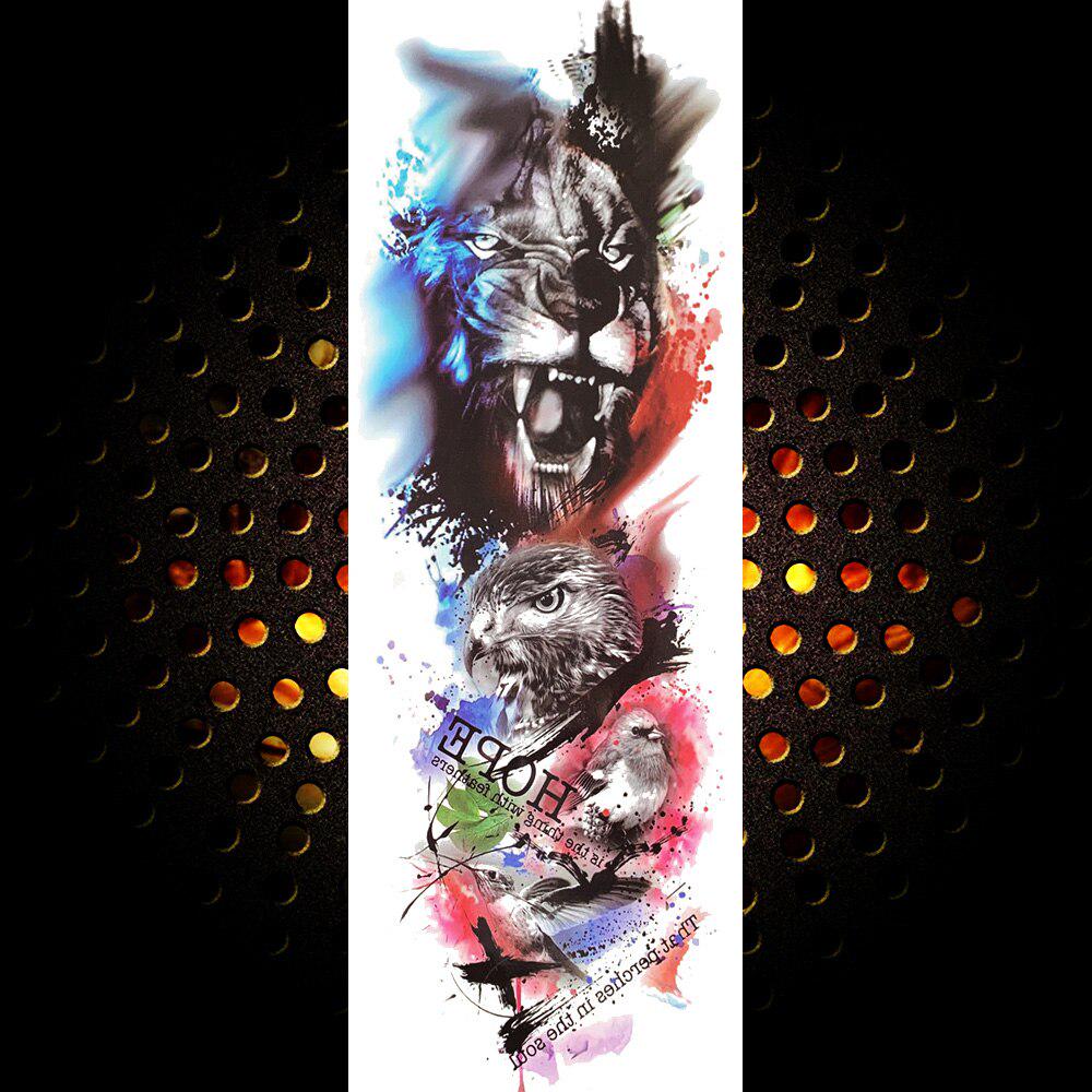 Full Arm Robot Temporary Tattoo Sticker Fake Black Long Maori Totem Tattoos For Men Women Body Art Arm Legs Sleeve Tatoo Sticker For Holiday