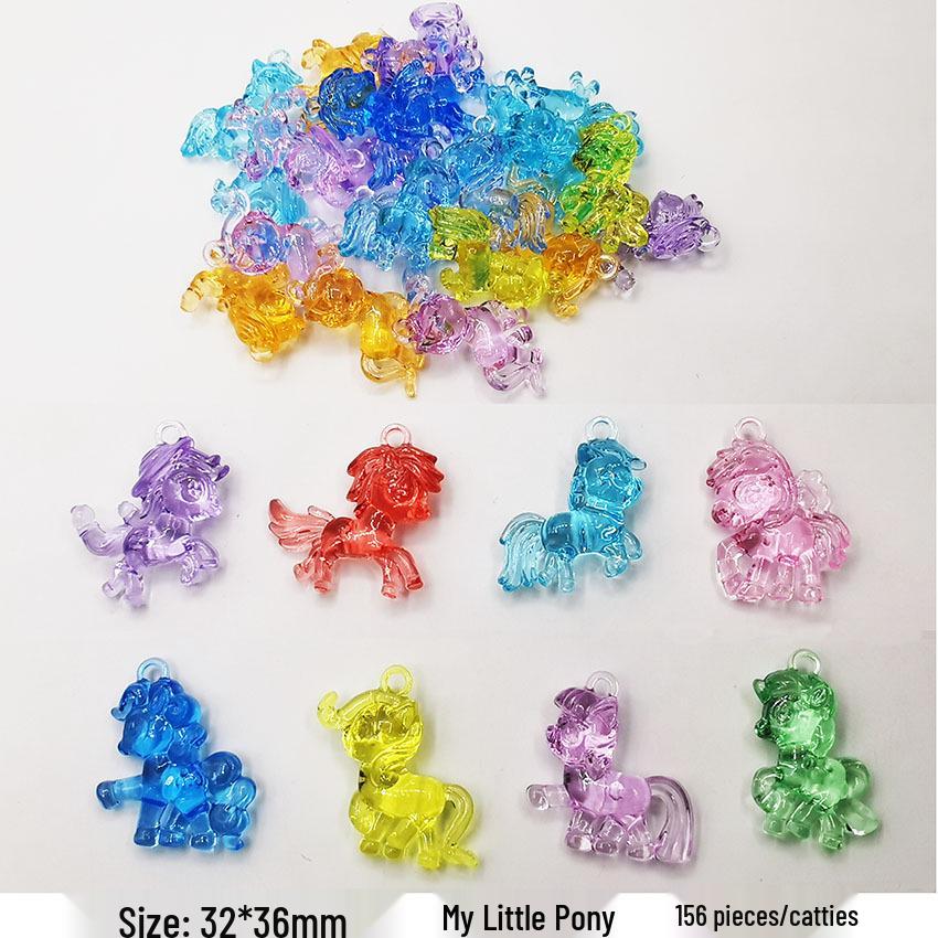 Colorful Mini Acrylic Milk Bottle Cartoon Ornaments - Cute Handmade DIY Decorative Accessories