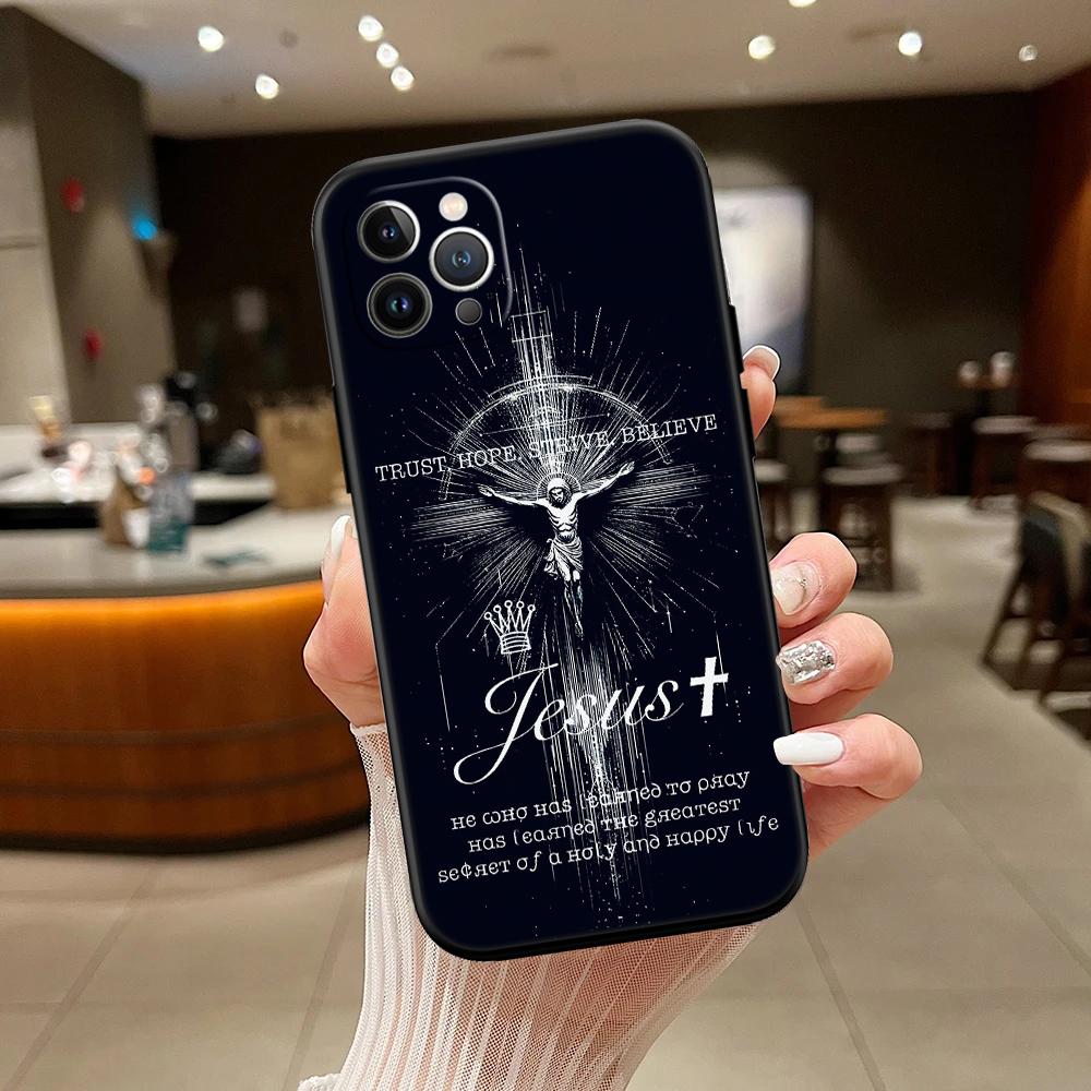 RA15 Jesus Christ New High-End Shell Phone Case for iPhone SE X XS XR 16E 17 11 Pro Max 8 7 6 6s Plus Air