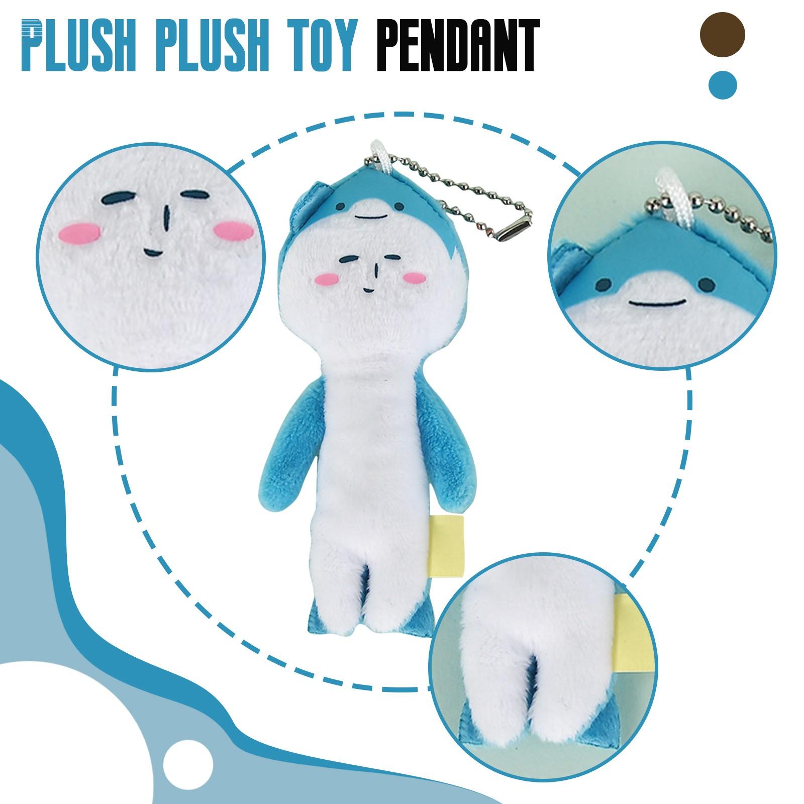 

Плюшевый брелок для ключей, милая коллекция, подвеска, магнитные люди, уродливый предмет, украшение, подходит для сумки и ключа (1шт) One Size