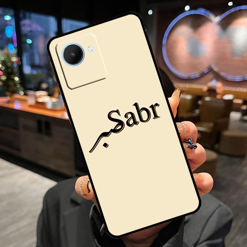 Sabr Patience Case For Realme 12 Pro Plus 11 13 14 15 GT6 GT7 Pro C55 C51 C53 C25 C63 C61 C65 C67 C71 C75