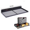 Wrought Iron Wall-Mounted Drill & Screwdriver Rack with Charging Shelf