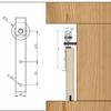 6.6ft Barn Door Hardware Kit Heavy Duty Sliding Barn Door Silent Track Rail Kit Easy To Install
