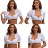 The Munich Oktoberfest Costume White Polyester Traditional Dress For Women