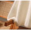 Women's Flocked V-neck Pure Cashmere Knitwear - Cozy Loose-Fit Long Sleeve Sweater for Autumn/Winter