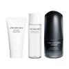 Shiseido Men Ultimune Trial Kit Includes Face and Perfect as a gift for Citrus and Bamboo Green Travel (Small) - Wash, Toner, Serum. men's skin.
