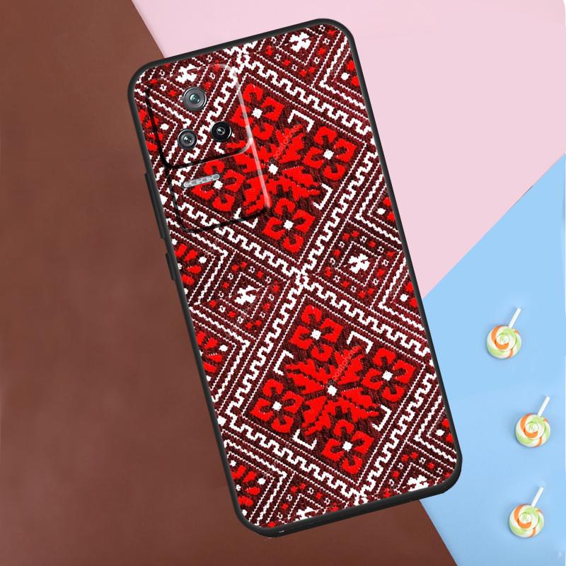 Ukrainian Pattern Case For Xiaomi POCO M6 Pro X3 X5 X6 Pro F3 F5 M5s Mi 14 Pro 13 13T 11T 12T 12 Lite Cover