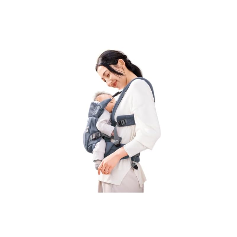 Aprica Lacris Baby Carrier, Suitable for Newborns from 14 Days Old to 36 Months, 4-Way Design (Gray) 2176452