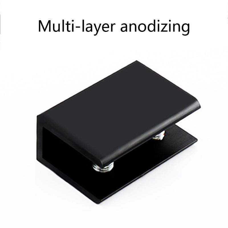 2 Stück Glasregalhalterungen Heimmöbelbeschläge Glasbefestigungsklammern Beschläge für Badezimmer Wohnzimmer