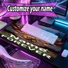 Custom Name Personalized Manchester United Pattern Mousepad, Laptop PC Desk Mat, Decorative Desk Mat for Home Keyboard Pad Gift