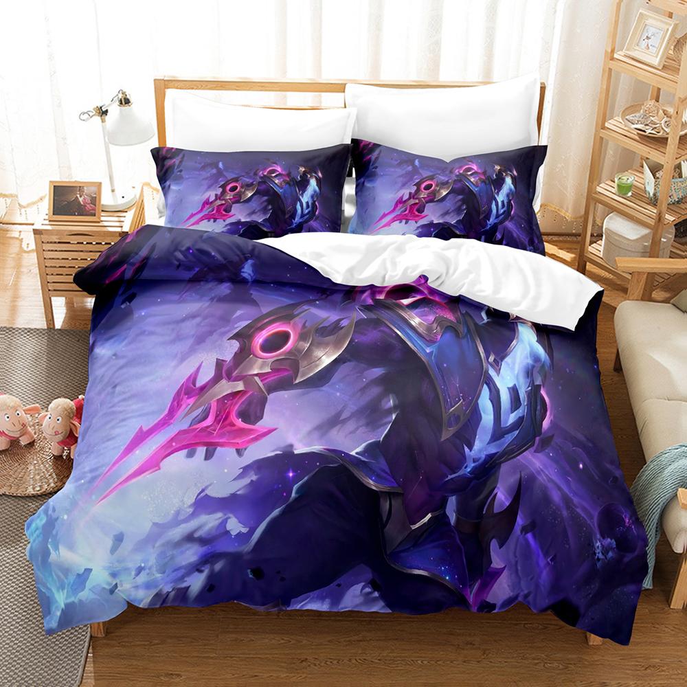 Hot Sale ZED Themed Bedding Set Soft Touch Quilt Cover And Double Pillowcases Daily Home Rest Bed Cover Accessories