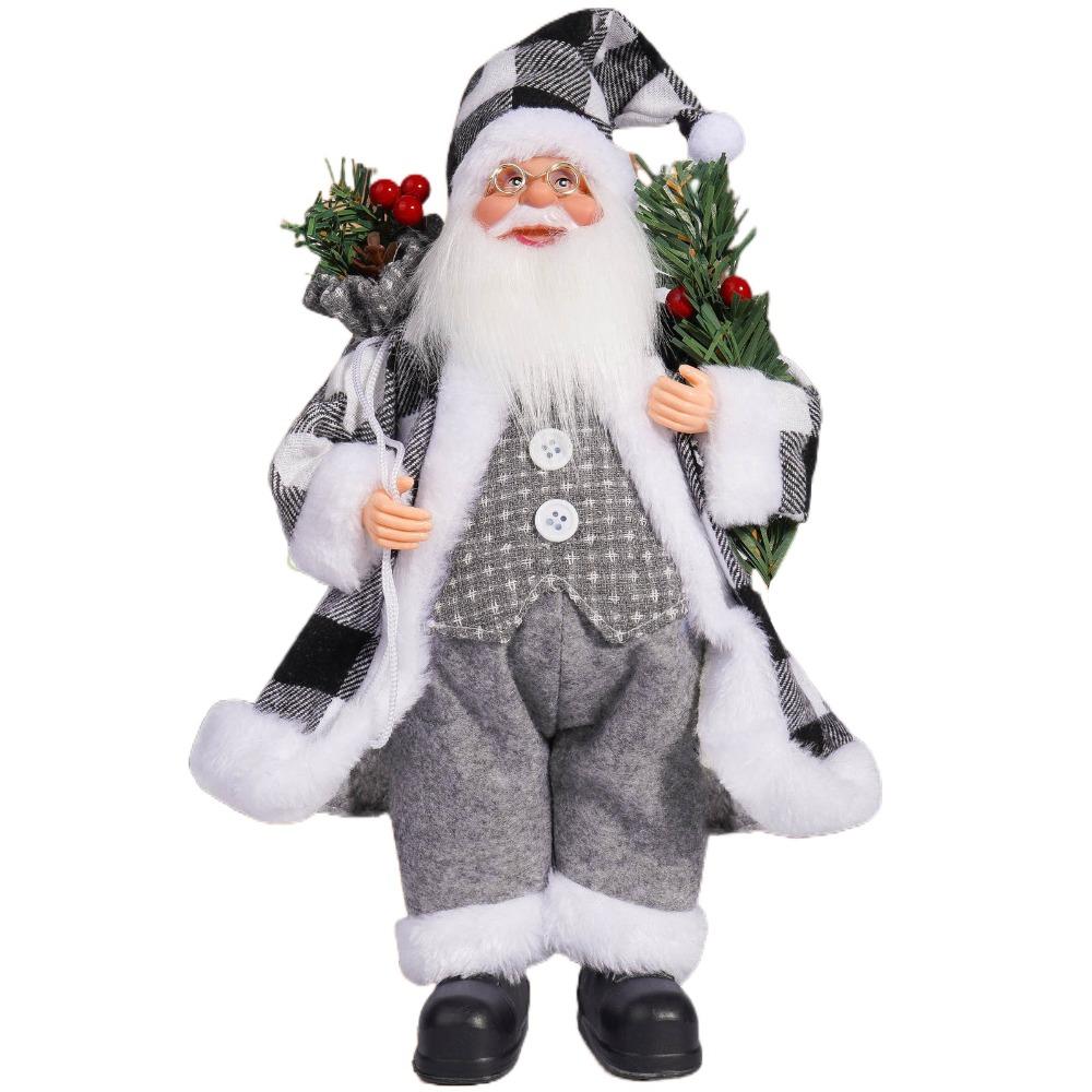 3D Standing Santa Doll Cute Christmas Ornament Christmas Home Decorations  Christmas Gifts
