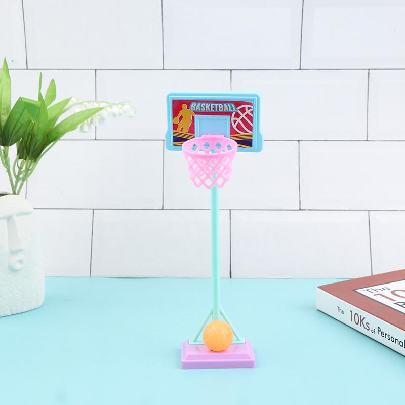 Buy Mini Dollhouse Basketball Stand For Girl Doll Miniature Sports