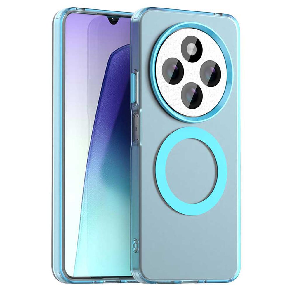 For Xiaomi Poco C75 4G/Redmi 14R 5G/14C 4G Case Compatible with MagSafe PC+TPU+PET Anti-Drop Phone Cover