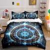 Spiritual Symbol Decor Set Bedding Set With 1 Duvet Cover 2 Pillowcases Single Double King Queen, Gift