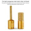 Multipurpose Round Shank Vacuum Brazed Burr Head Grinding Rotary File Fit for Stone Steel Engraving Enhancing Durability