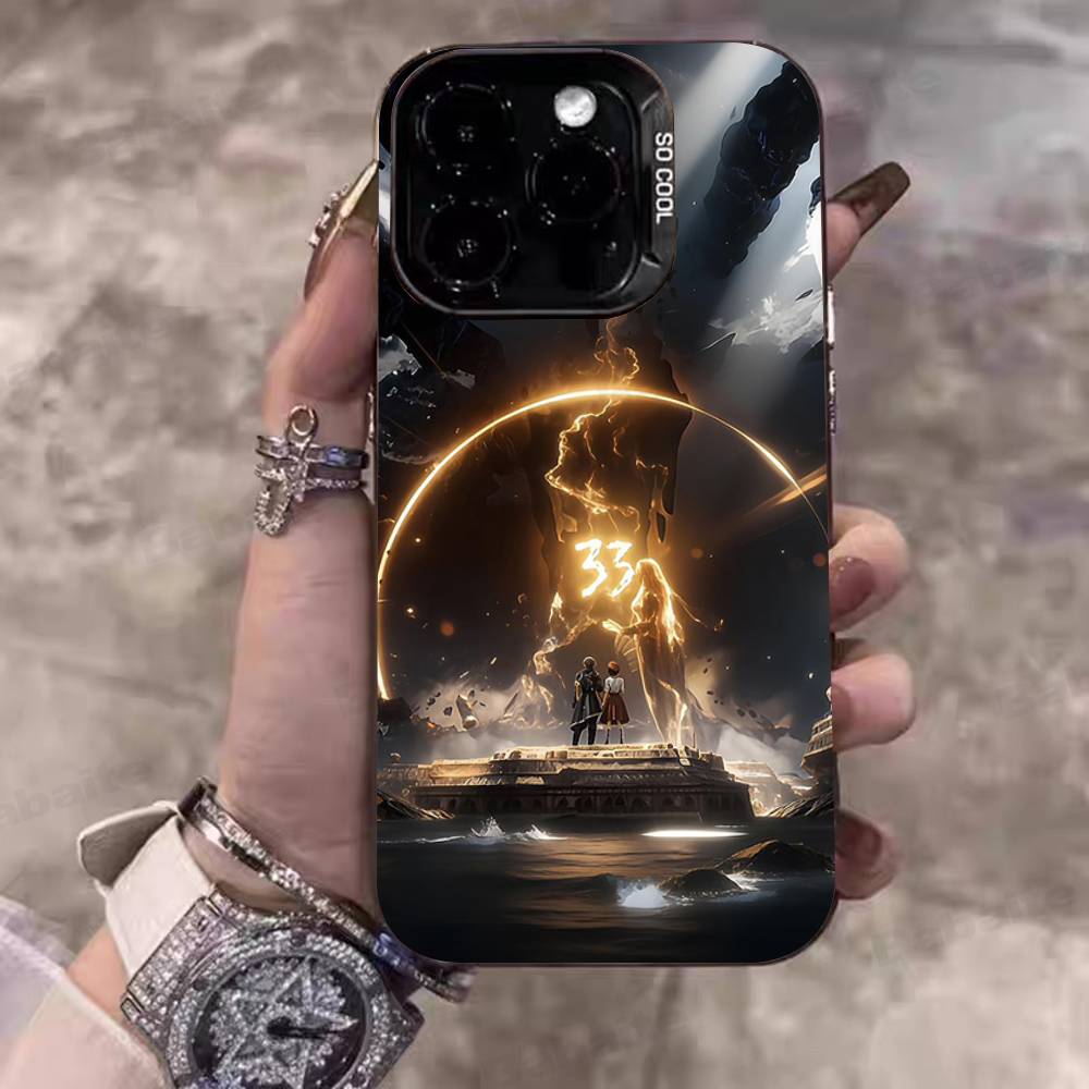 

Clair Obscur Expedition 33 Game Phone Case For IPhone 16 15 14 13 12 11 17 Pro MAX Plus Pro Matte Shockproof Cover iPhone 16pro max