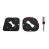 2PCS Round Corner Template with Milling Cutter R15 R20 R25 R30 R35 R40 R45 R50 Radius Arc Chamfering Board