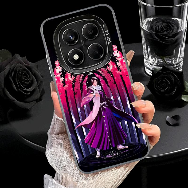 Bleach Kuchiki Byakuya Shockproof Phone Case for Xiaomi Redmi Note 15 14 13 12 Pro Plus 11 11S 11T 5G Cover Anti Fall Fundas