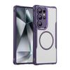 Samsung Galaxy S25 Ultra Case, Magnetic Carbon Fiber Transparent Phone Case Cover for Samsung Galaxy S25 Ultra