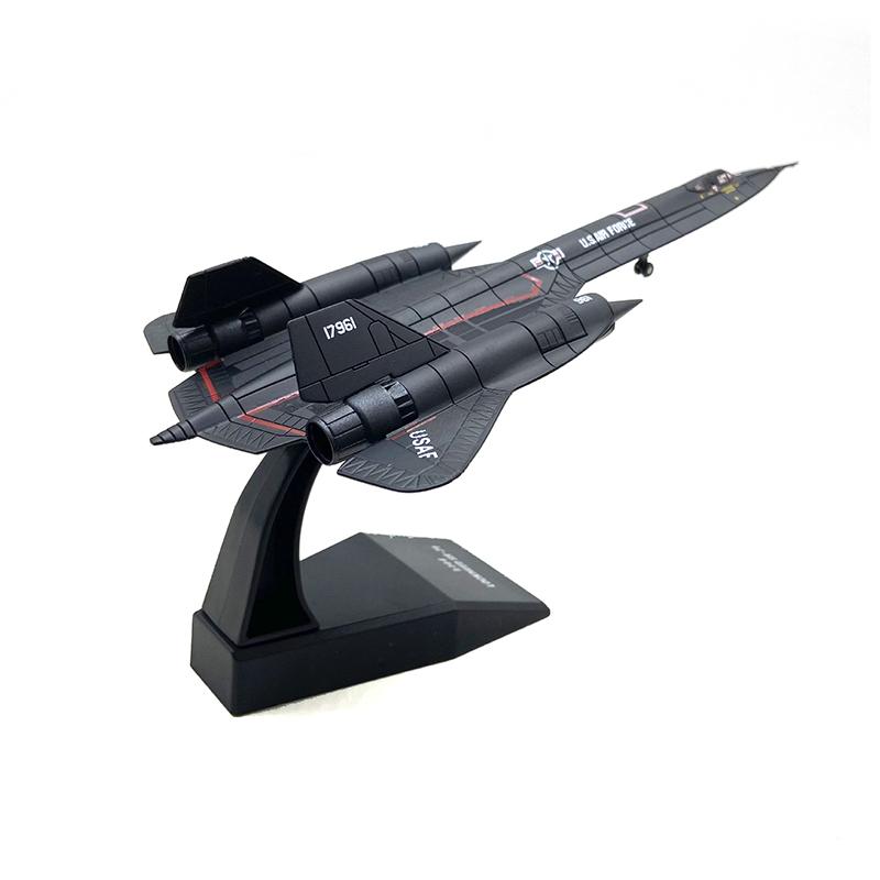1/144 Scale US Air Force SR-71 Blackbird Reconnaissance Aircraft Alloy Model Diecast Airplane Model
