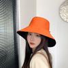 Double-sided bucket hat big eaves sun hat foldable summer travel vacation sun hat
